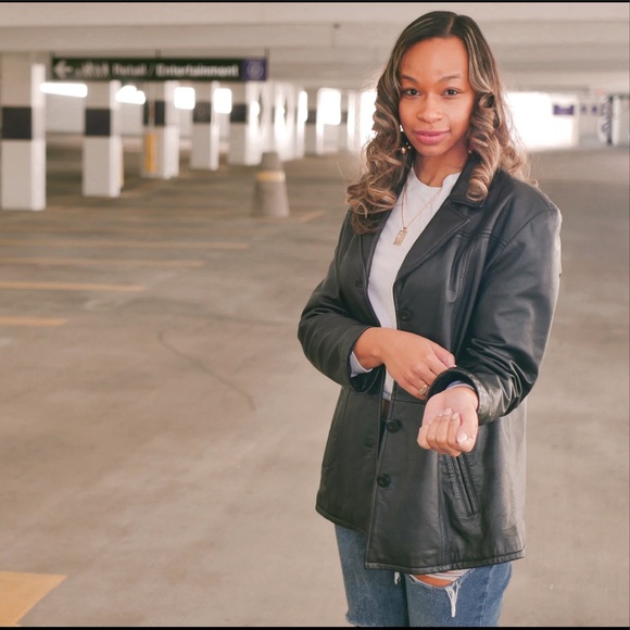 Wilsons Black Leather Jacket - Picture 5 of 5